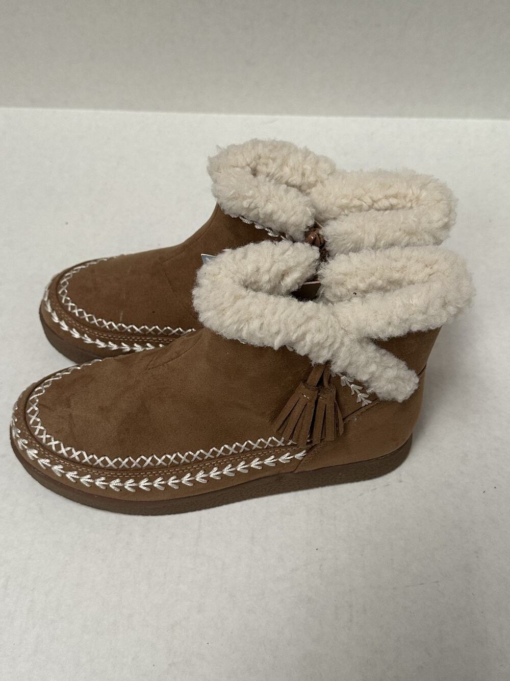 Cat & Jack Kids' Girls Shoes Fairley Booties Tan Size 3